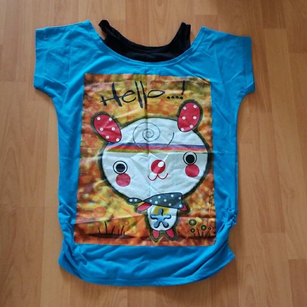 Hello tank and tee shirt